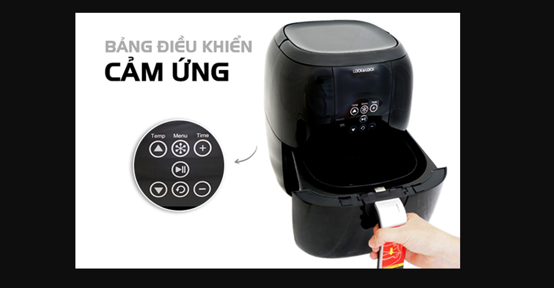 Cách sử dụng nồi chiên không dầu điện tử LocknLock