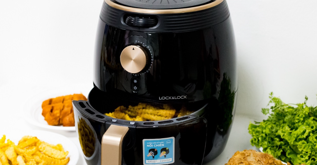 Cách sử dụng nồi chiên không dầu locknlock khi mua mới