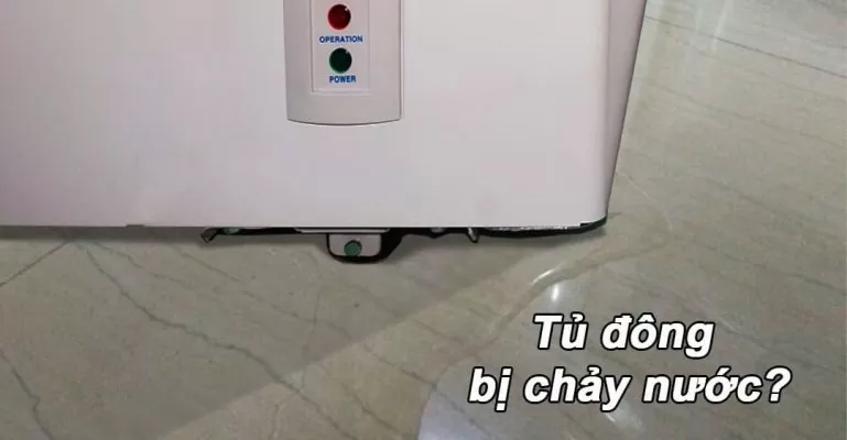 nguyên nhân tủ đông bị đọng nước