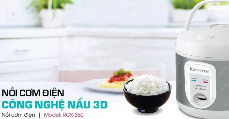 Nguyên nhân và cách khắc phục nồi cơm điện korihome báo lỗi e2