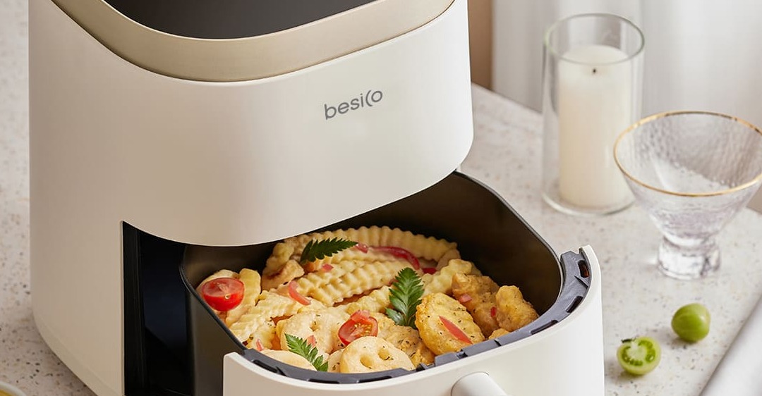 nồi chiên không dầu bị hôi