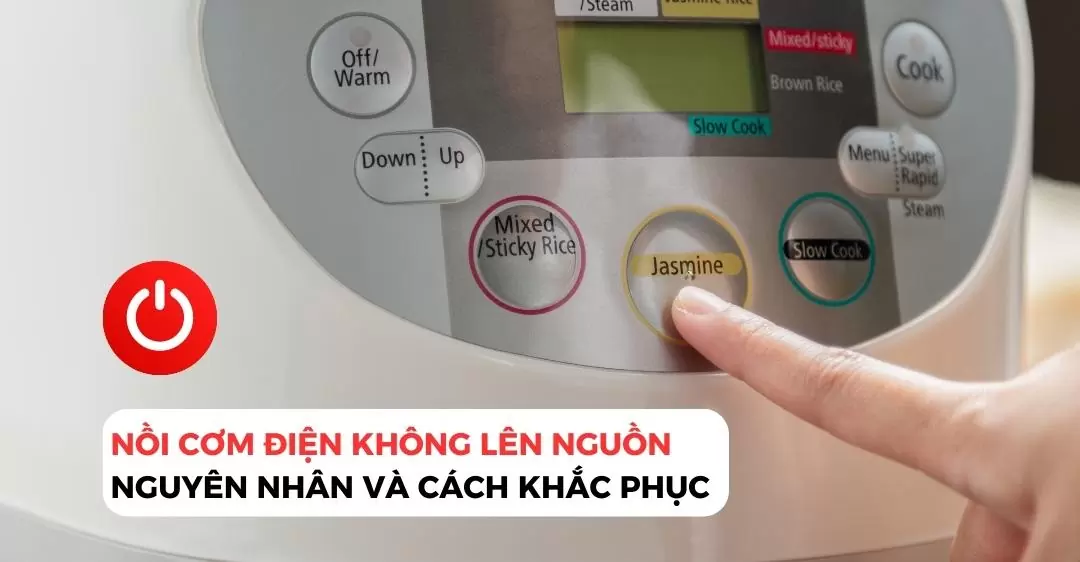Nồi cơm điện không lên nguồn