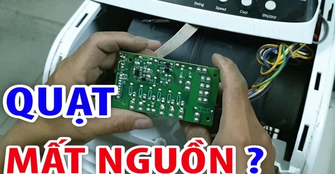 quạt điều hòa không lên nguồn