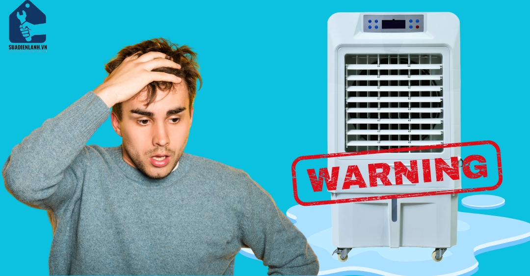 quạt điều hòa sunhouse bị chảy nước