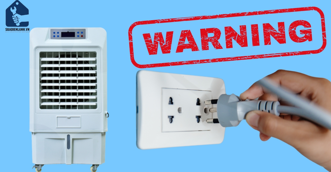 quạt điều hòa sunhouse không vào điện