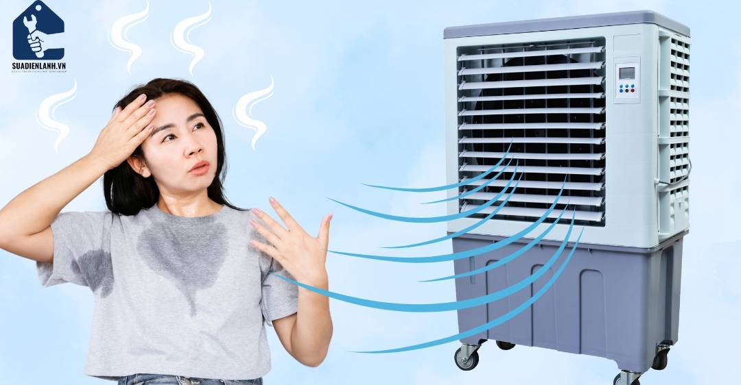 quạt điều hòa sunhouse không mát