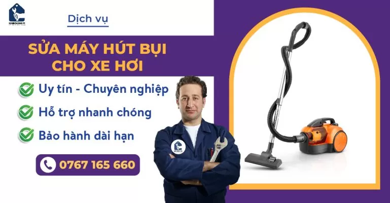sửa máy hút bụi cho xe hơi suadienlanh.vn