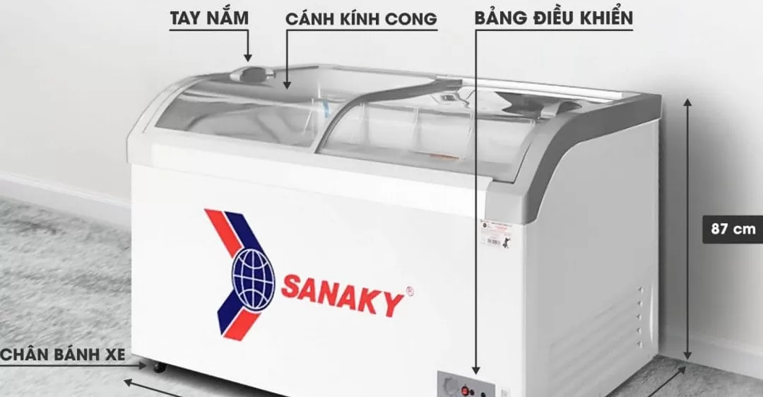 tủ đông sanaky bị thủng