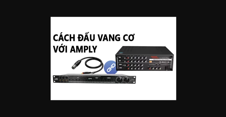 Tại sao lại cần kết nối đấu vang cơ với amply