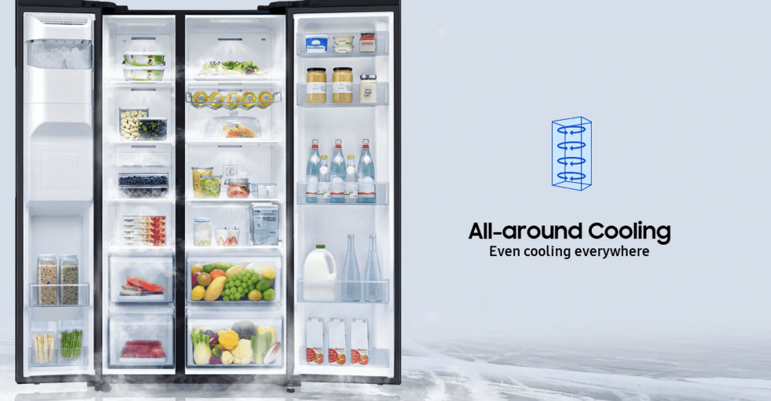 Cách điều chỉnh nhiệt độ ngăn mát tủ lạnh Samsung có bảng điều khiển