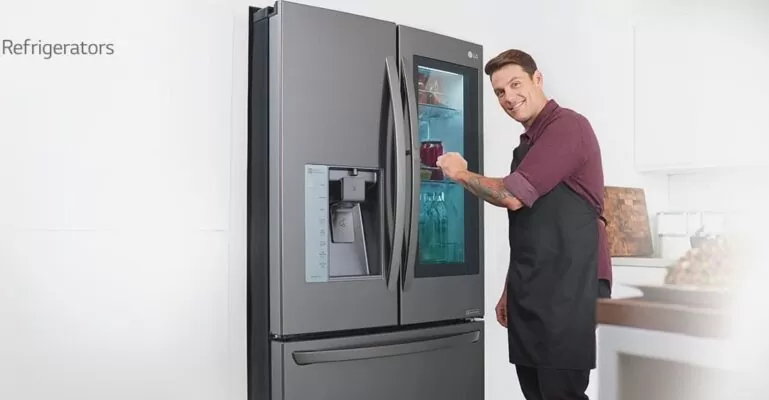 Đặc điểm nổi bật của tủ lạnh LG gõ cửa sáng đèn