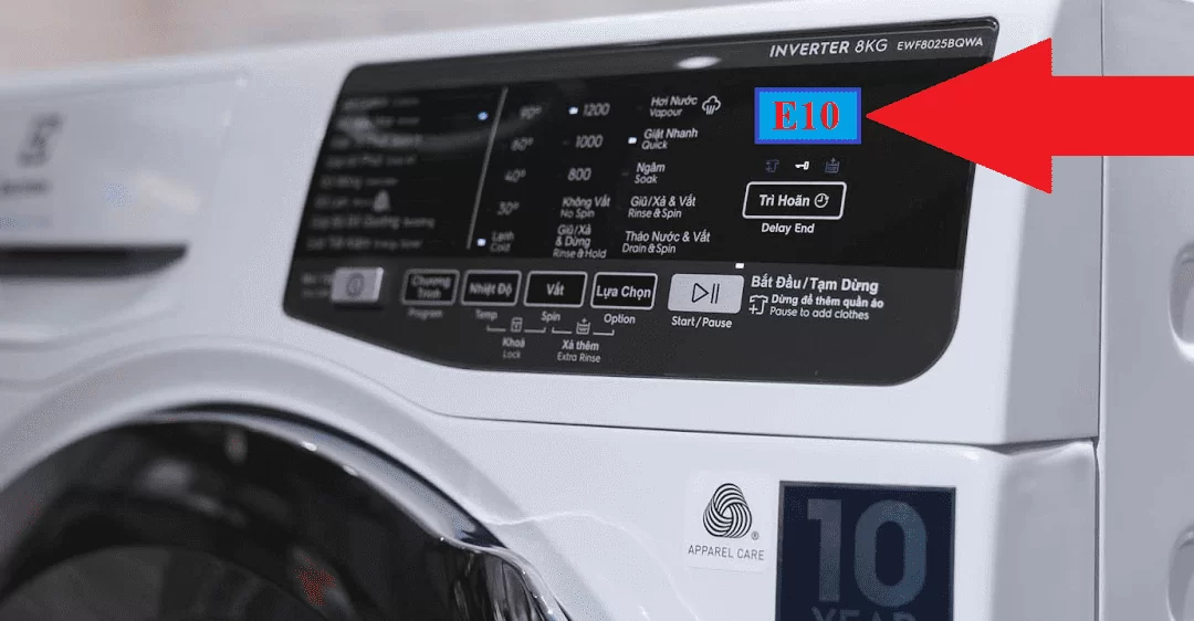 Chi tiết với hơn 161 về lỗi e10 ở máy giặt electrolux mới nhất