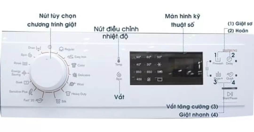 Hướng dẫn sử dụng máy giặt Electrolux 7kg EWF 85761