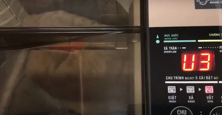 Máy giặt bị lỗi U3 là gì?