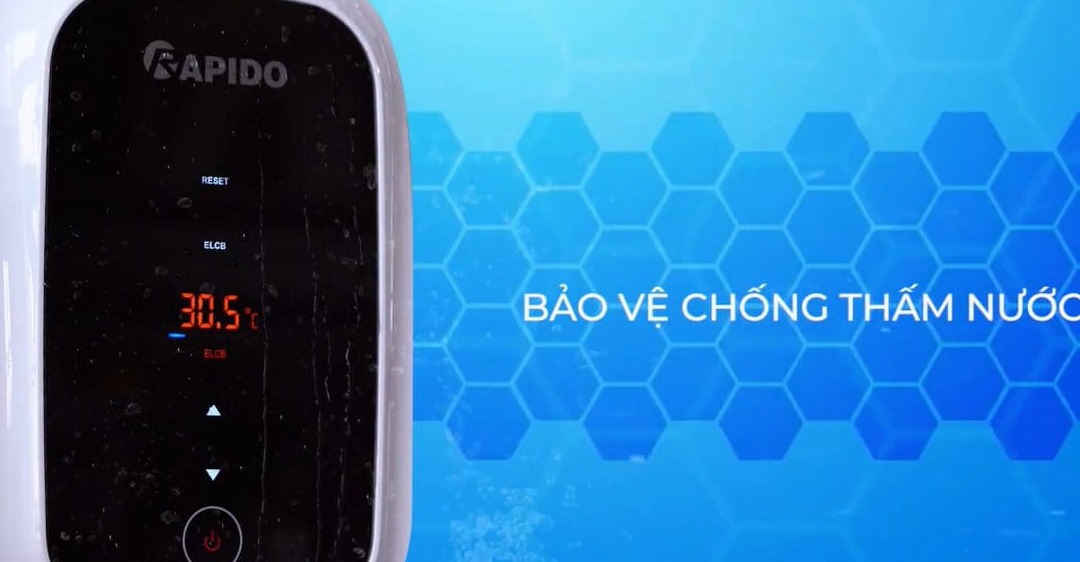 Ưu điểm khi sử dụng máy nước nóng Rapido