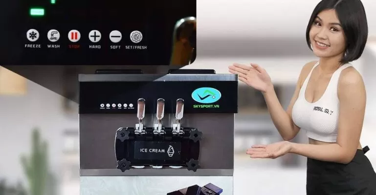 cách khắc phục máy làm kem tươi bị rò rỉ nguyên liệu