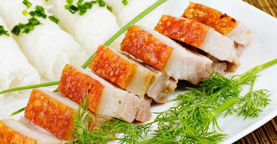 cách làm thịt quay bằng lò vi sóng