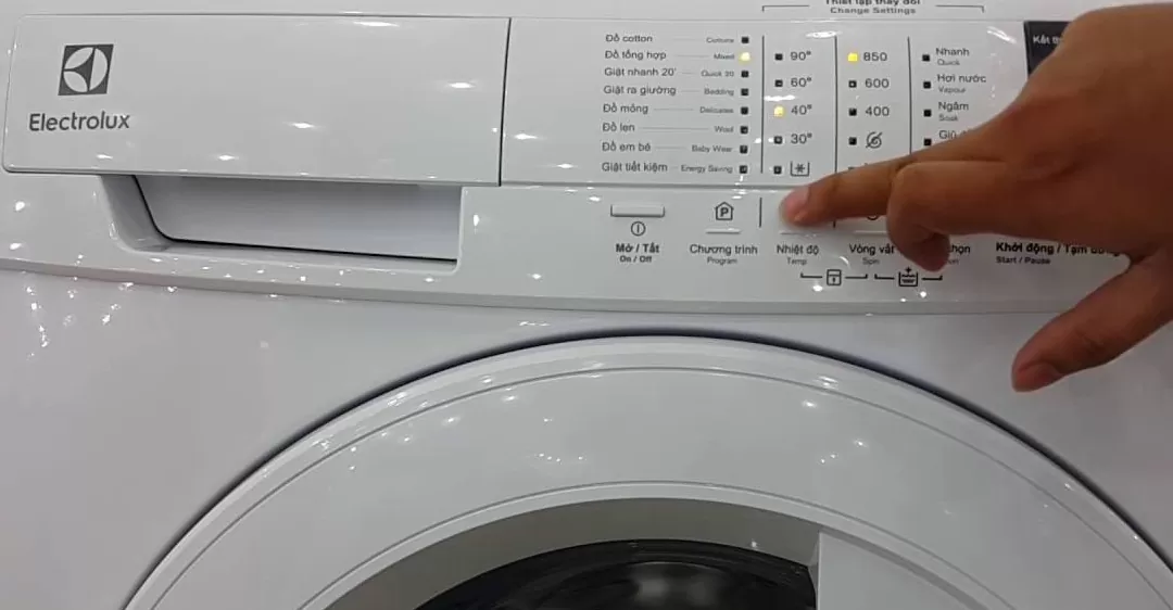 cách sử dụng máy giặt electrolux 7kg