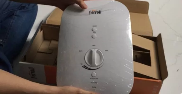 cách sử dụng máy nước nóng ferroli