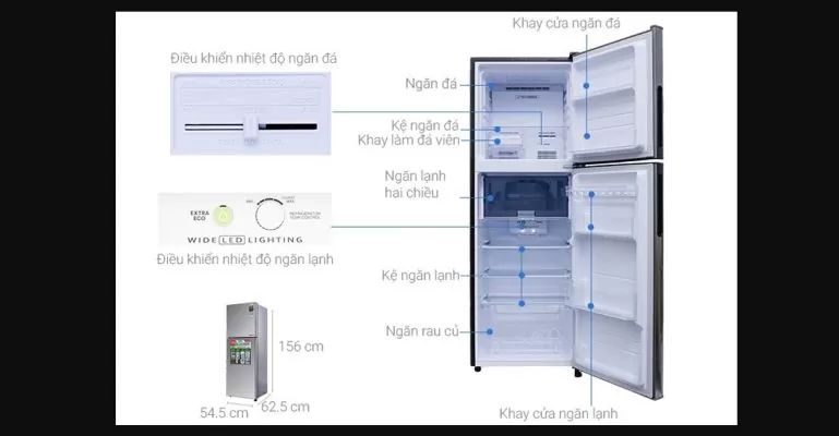 Cấu tạo của tủ lạnh bao gồm những bộ phận nào?