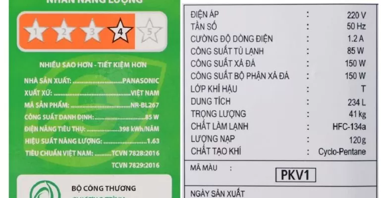 Công suất của tủ lạnh là gì ?