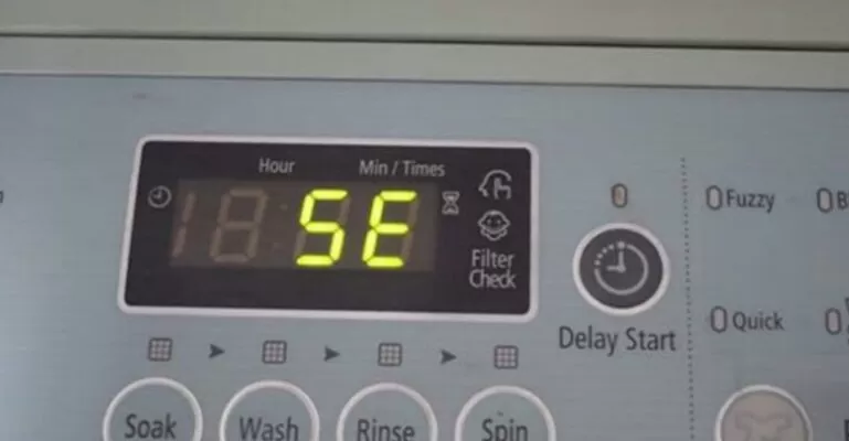 Máy giặt bị lỗi E5 có nghĩa là gì?