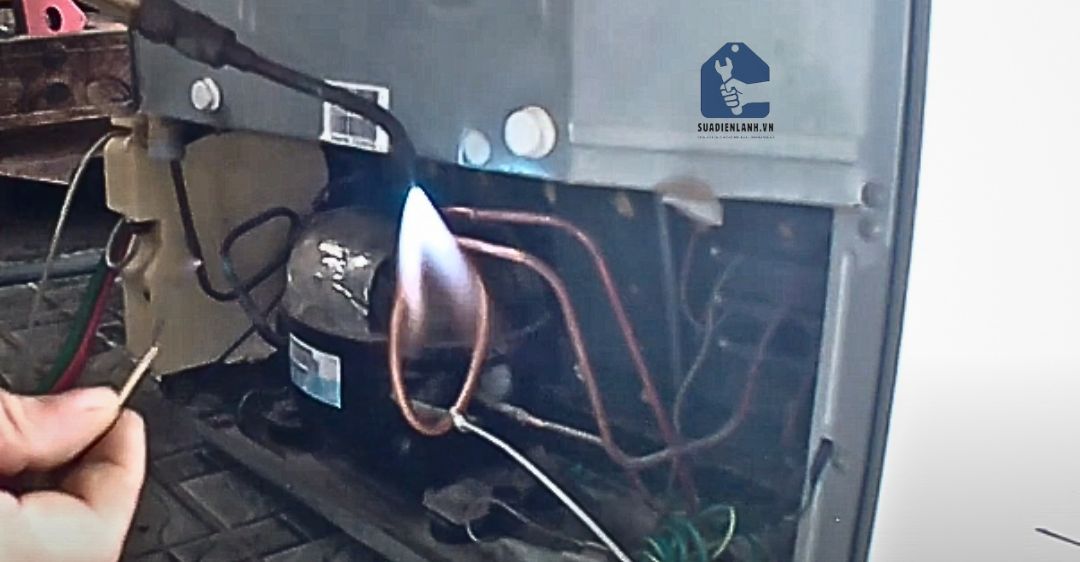 hàn cho bị xì gas