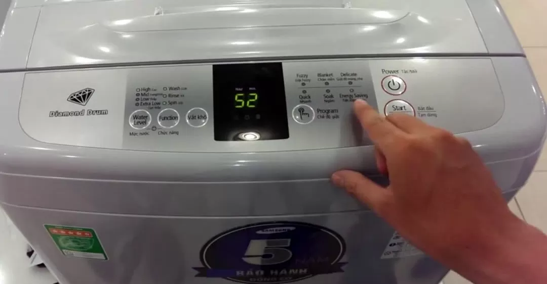 Hướng dẫn cách sử dụng máy giặt Samsung cửa trên