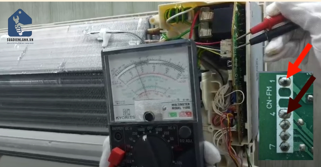 Kiểm tra nguồn cấp cho mạch công suất biến tần