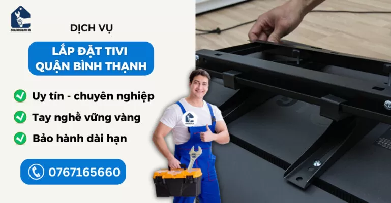 lắp đặt tivi quận Bình Thạnh suadienlanh.vn