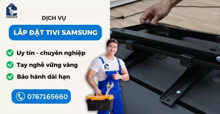 lắp đặt tivi Samsung suadienlanh.vn