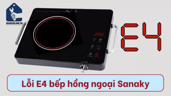 Nguyên và cách khắc phục lỗi bếp hồng ngoại Sanaky - suadienlanh.vn