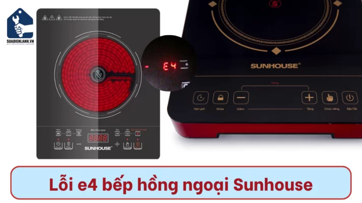 Nguyên và cách khắc phục lỗi bếp hồng ngoại Sunhouse - suadienlanh.vn