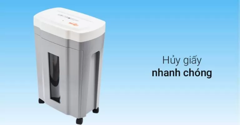 máy hủy giấy không vào điện