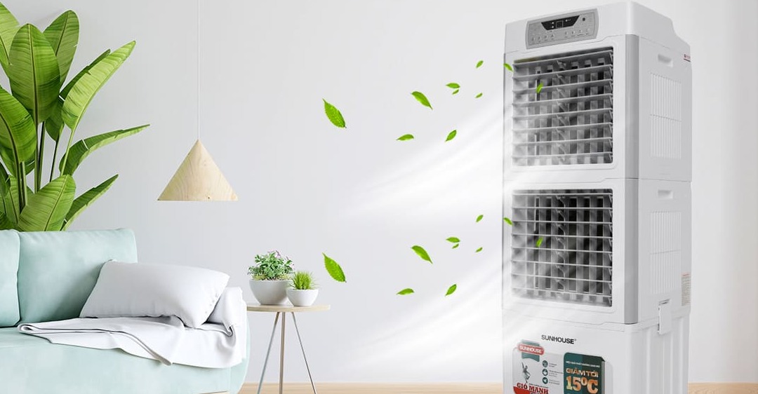 quạt hơi nước sunhouse bị nhiễm điện