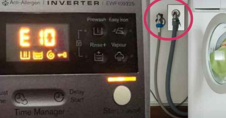 Nguyên nhân máy giặt bị lỗi e10