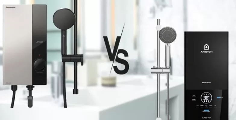 so sánh máy nước nóng panasonic và ariston