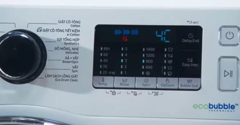 Máy giặt Samsung bị lỗi 4c là lỗi gì?