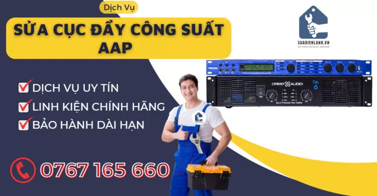 sửa cục đẩy công suất aap suadienlanh