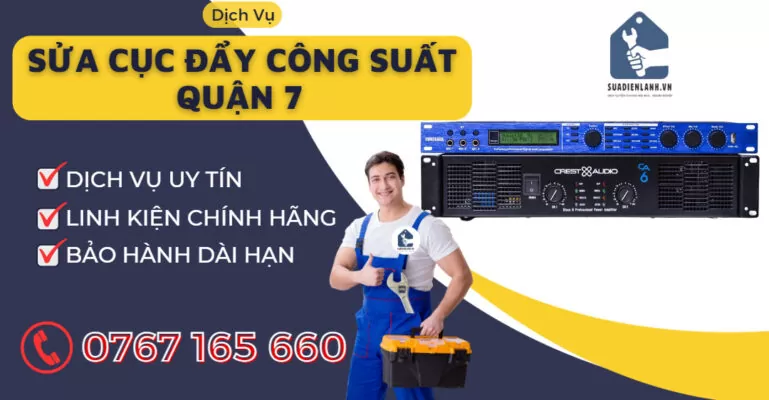 sửa cục đẩy công suất quận 7 suadienlanh