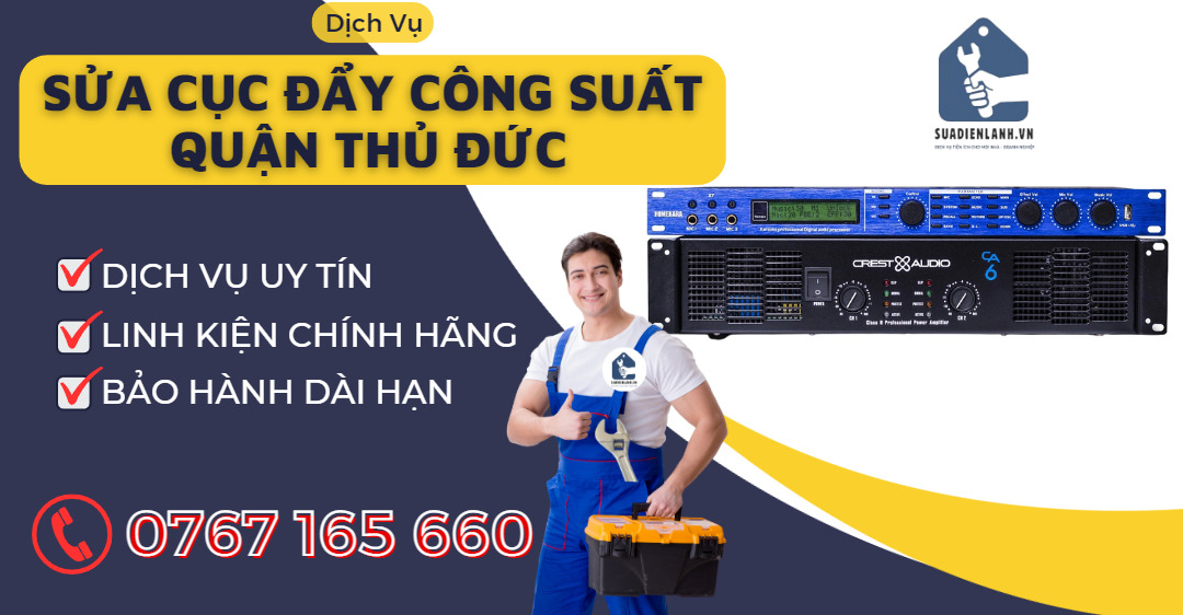 sửa cục đẩy công suất quận thủ đức suadienlanh