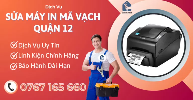 sửa máy in mã vạch quận 12 suadienlanh