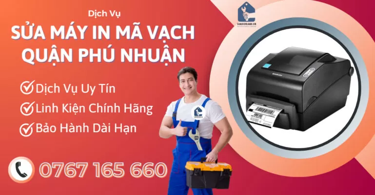 sửa máy in mã vạch quận phú nhuận suadienlanh