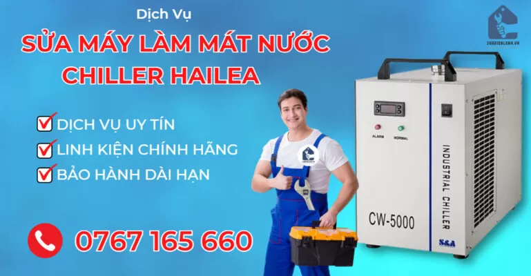 sửa máy làm mát nước chiller hailea suadienlanh