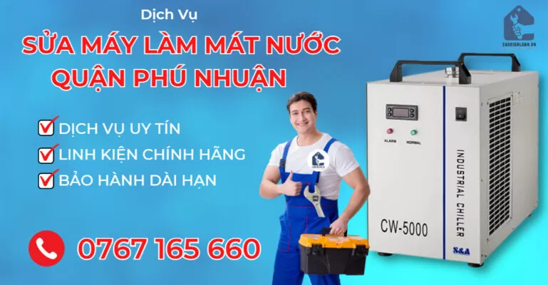 sửa máy làm mát nước quận phú nhuận suadienlanh