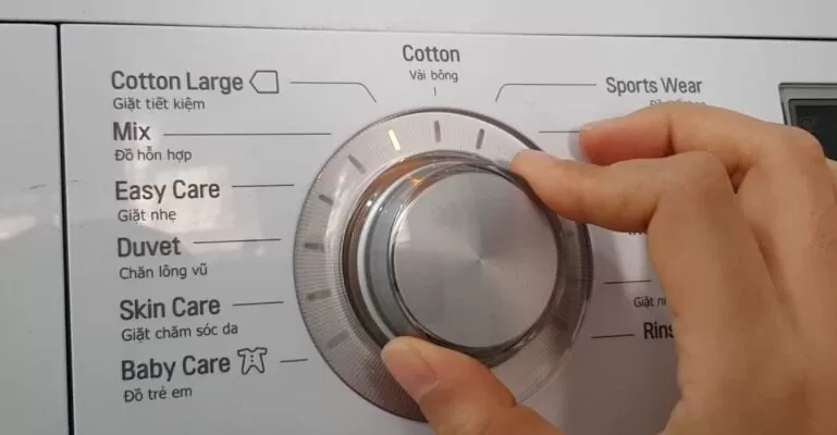 thời gian giặt của máy giặt lg