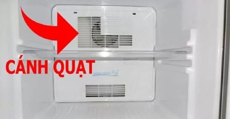 Tủ lạnh bị hư quạt
