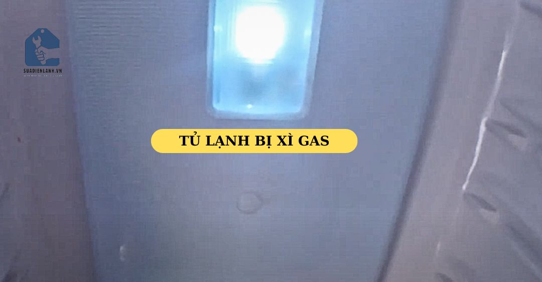 tủ lạnh bị xì gas