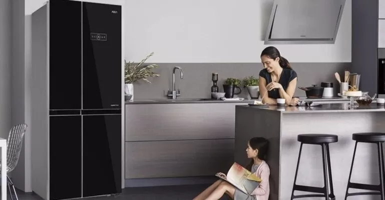 tủ lạnh sau khi di chuyển