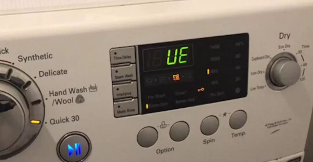 Máy giặt LG bị lỗi ue là gì ?